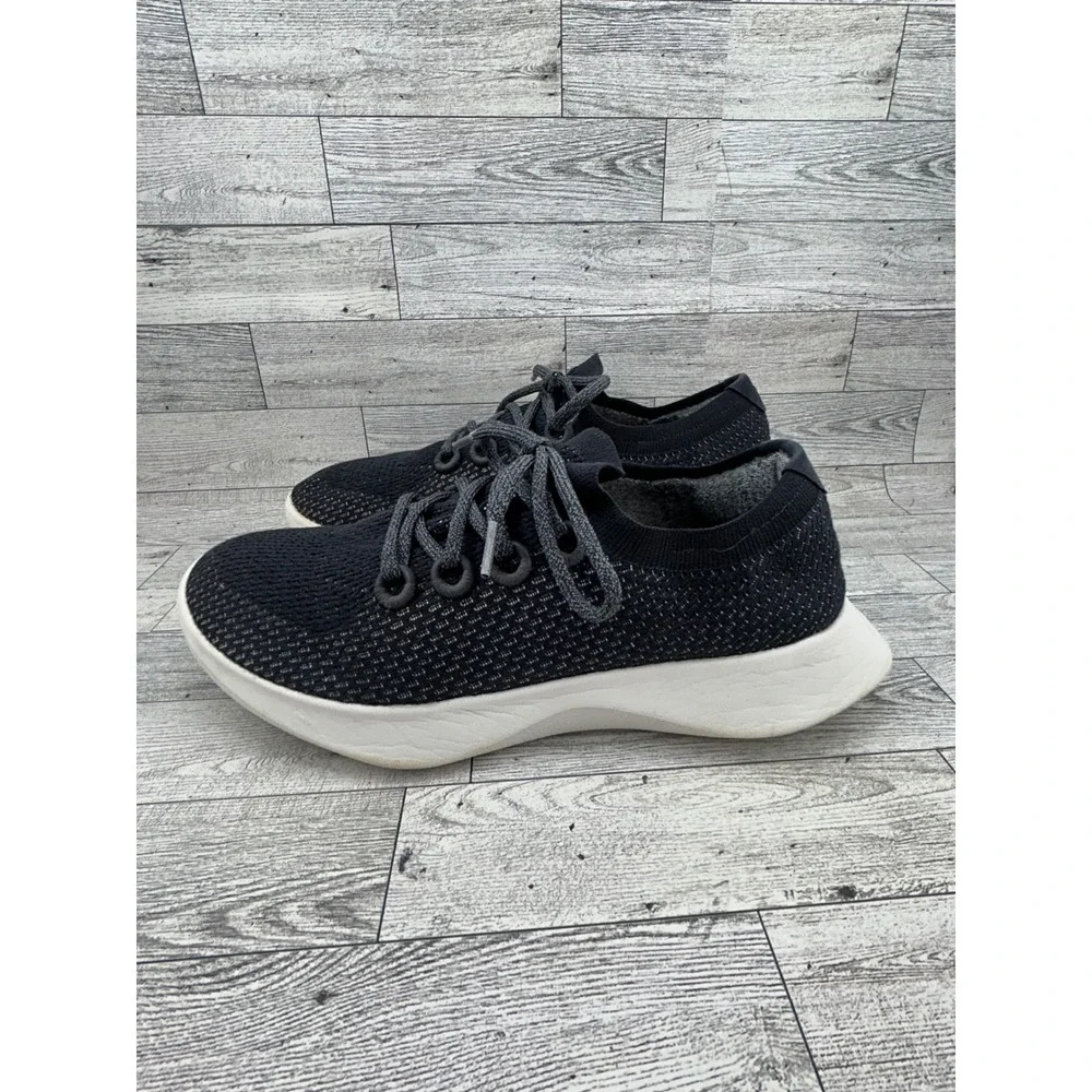 Allbirds Tree Dashers Charcoal Black Running Shoes Men Sz 9.5 TD1M9.5